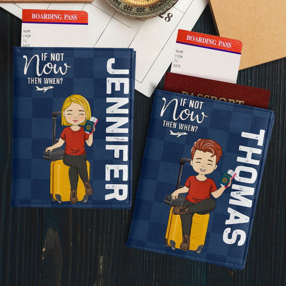 Collect Moments Not Things - Personalized Custom Passport Cover