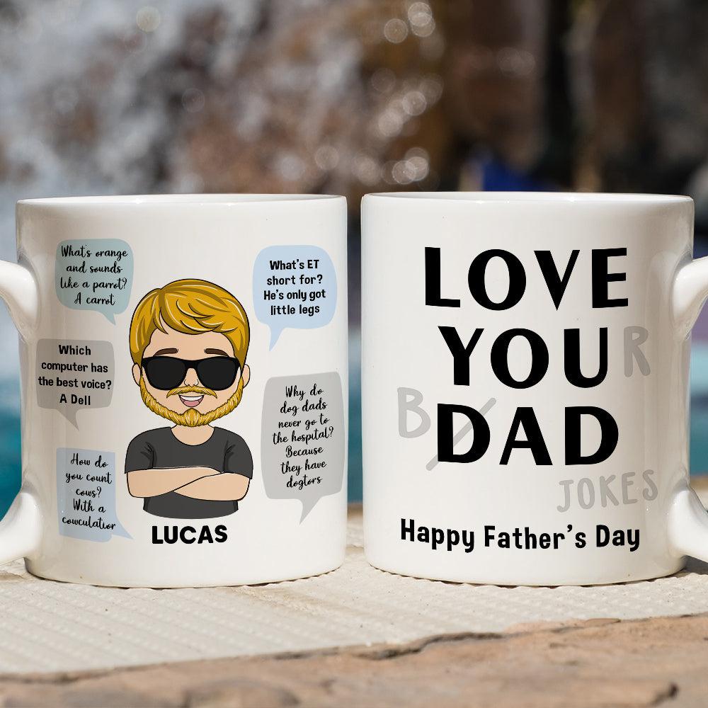 Love You Dad - Personalized Custom Coffee Mug
