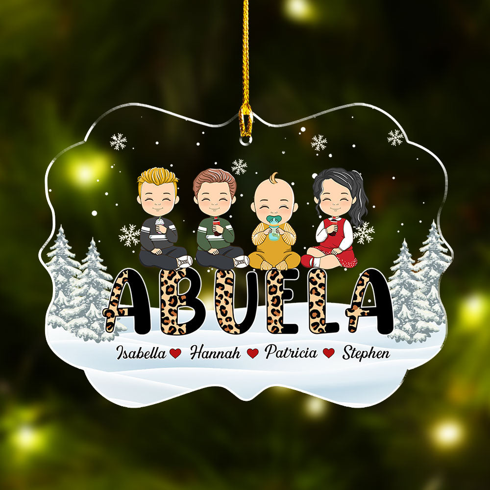 Nana Title Ornament - Personalized Custom Acrylic Ornament