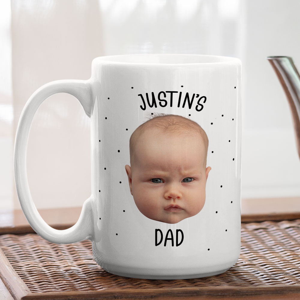 Custom Baby Face Photo - Personalized Custom Coffee Mug