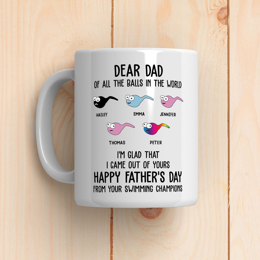 Swimming Champions - Personalized Custom Coffee Mug