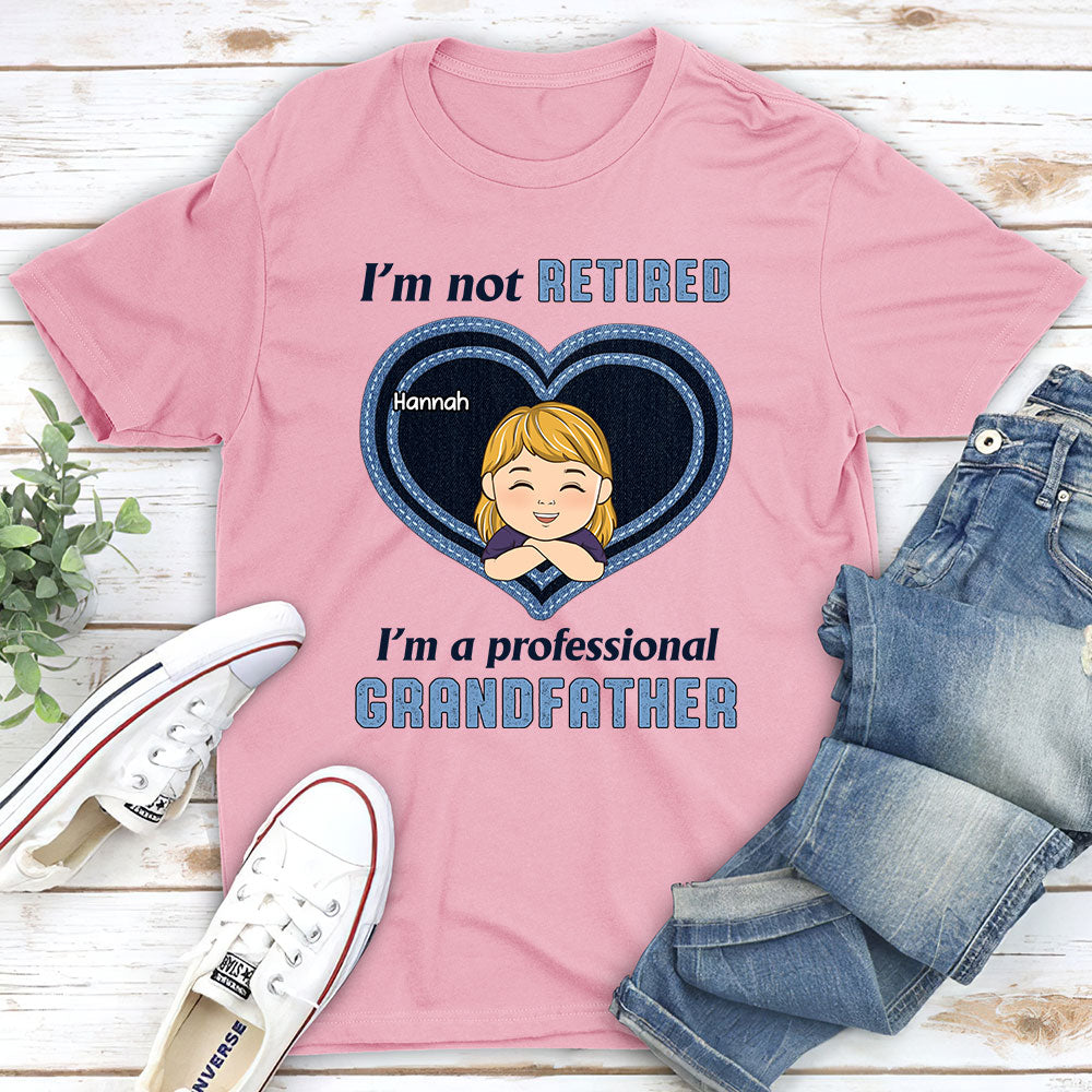 I Am A Professional Grandpa - Personalized Custom Shirt