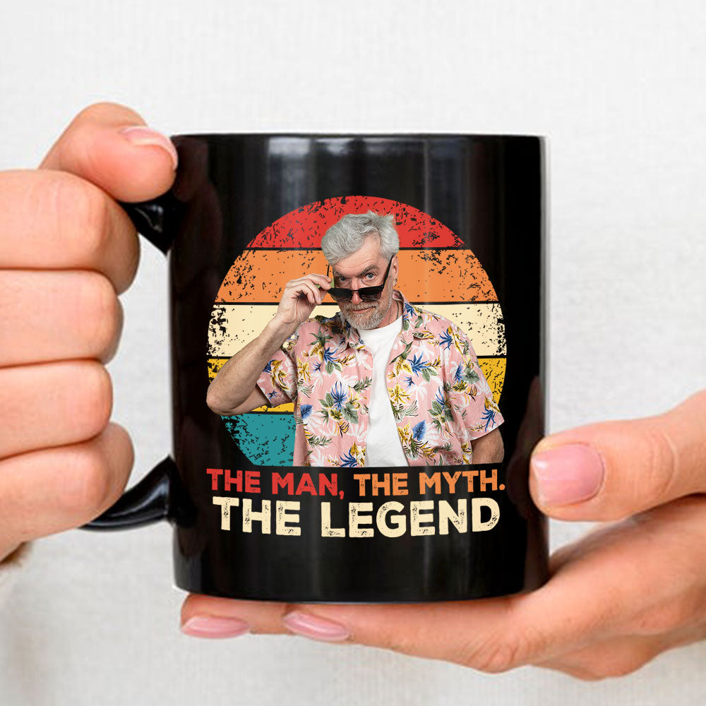 The Man, The Myth And The Legend 2nd Version  - Personalized Custom Coffee Mug