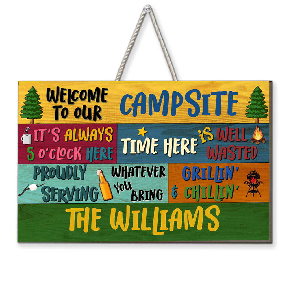 Chilling Chilling Out - Personalized Custom Wood Sign