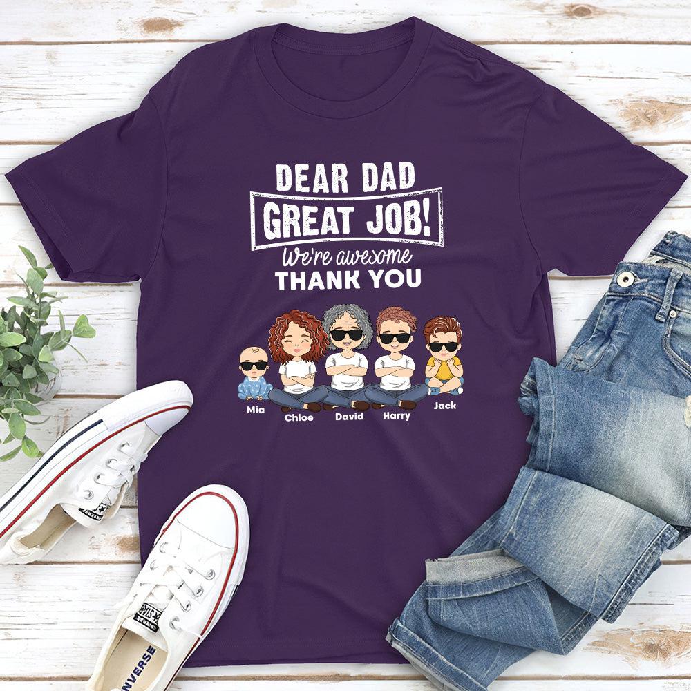 Great Job Thank You - Personalized Custom Classic T-shirt