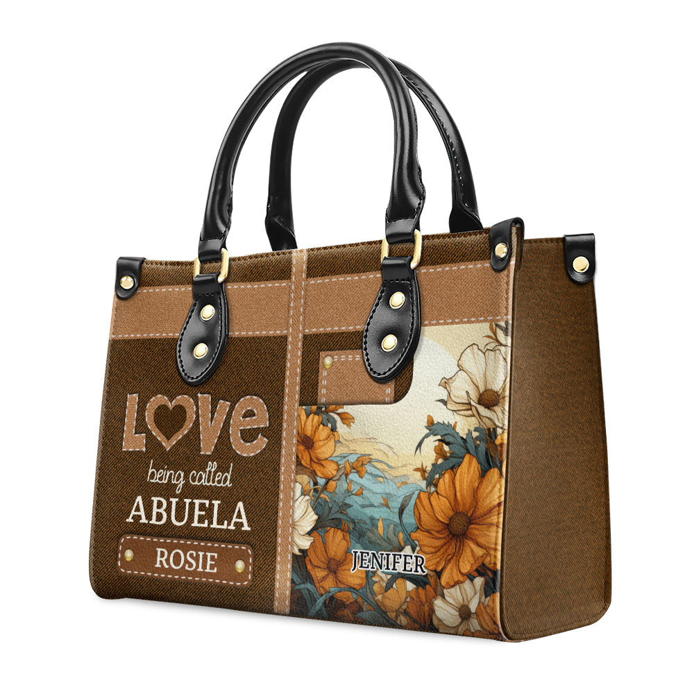 Love Being Called - Personalized Custom Leather Bag