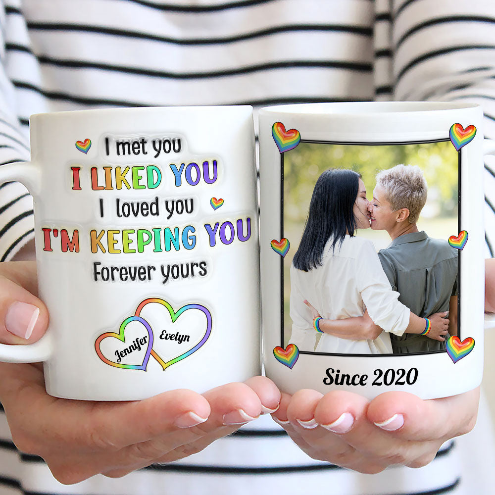 Im Keeping You Forever Yours - Personalized Custom 3D Inflated Effect Mug