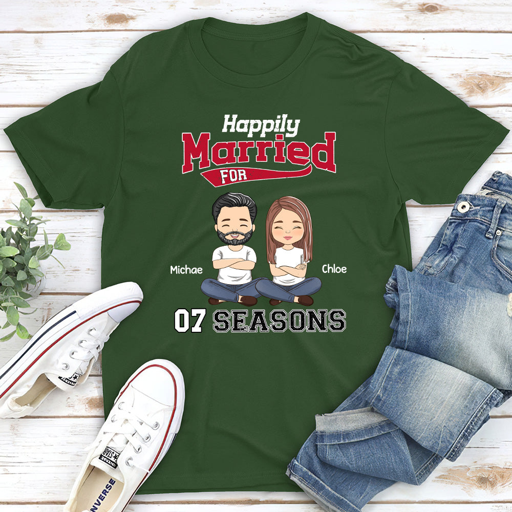 Happy Marriage - Personalized Custom Classic T-shirt