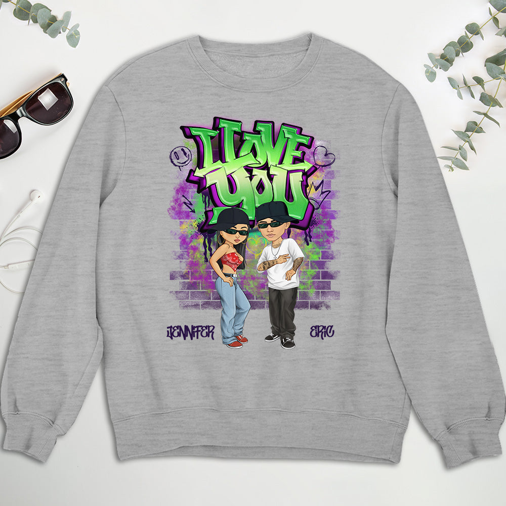 Hip Hop Couple  -  Personalized Custom Shirt