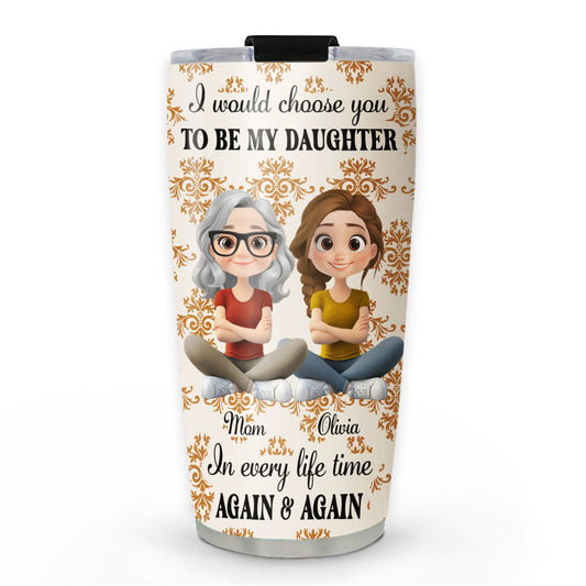 So Proud Of You My Daughter - Personalized Custom Tumbler
