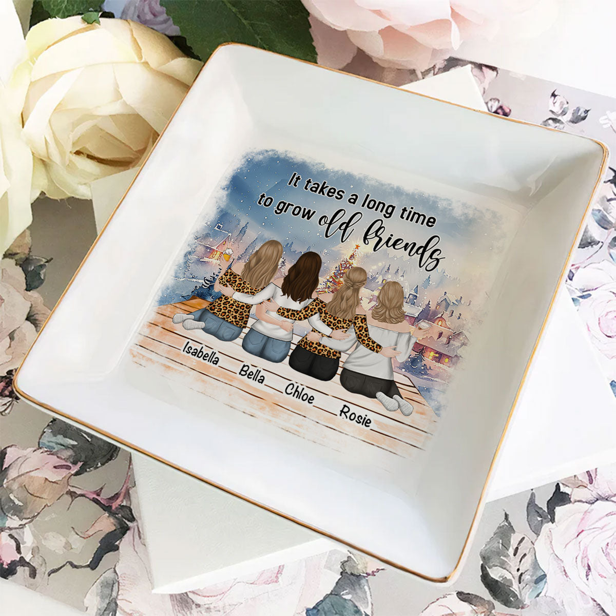 Grow An Old Friend - Personalized Custom Jewelry Dish