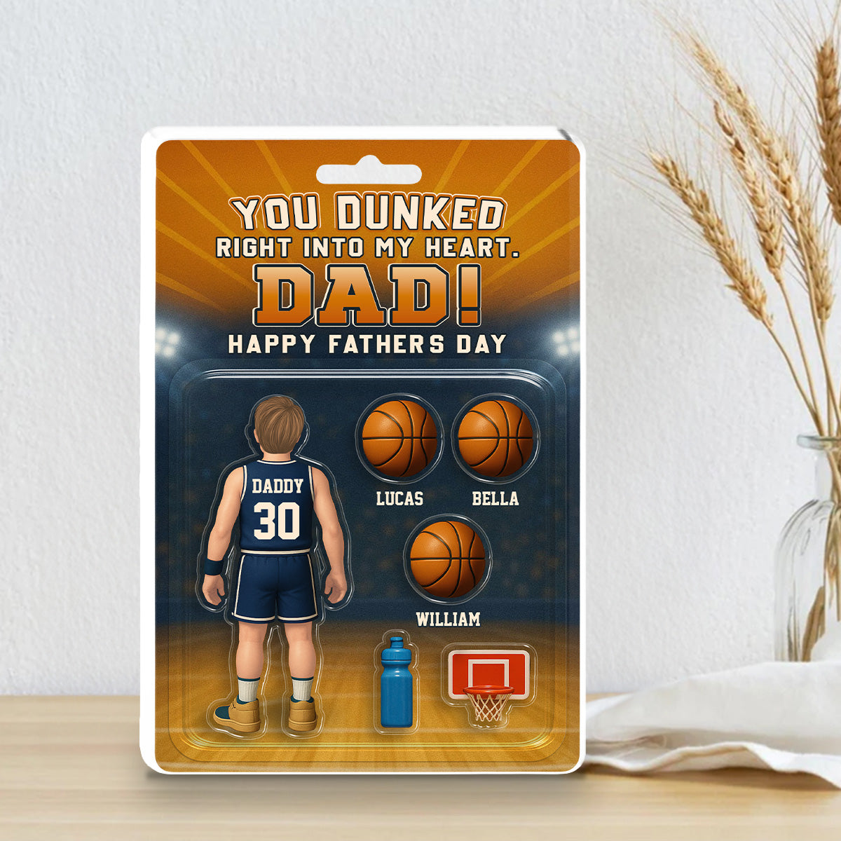 You Dunked Right Into My Heart - Personalized Custom Acrylic Plaque 