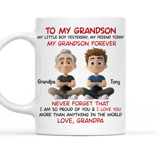 You Are My Little Boy Yesterday - Personalized Custom Coffee Mug