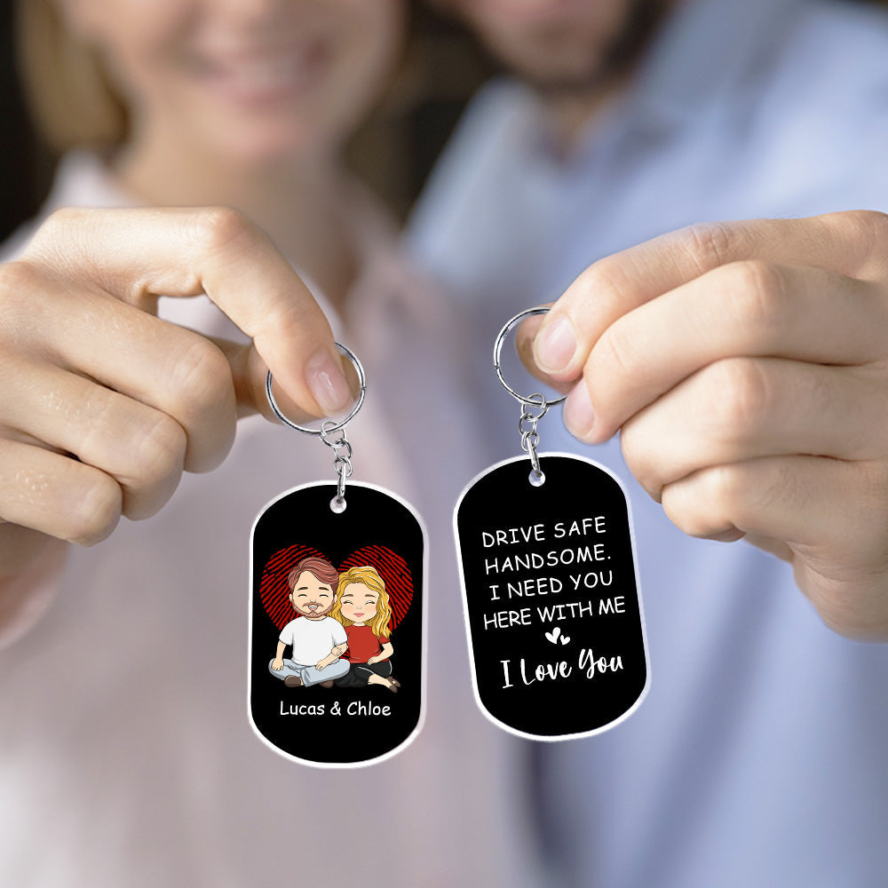 I Need You Here - Personalized Custom Acrylic Keychain
