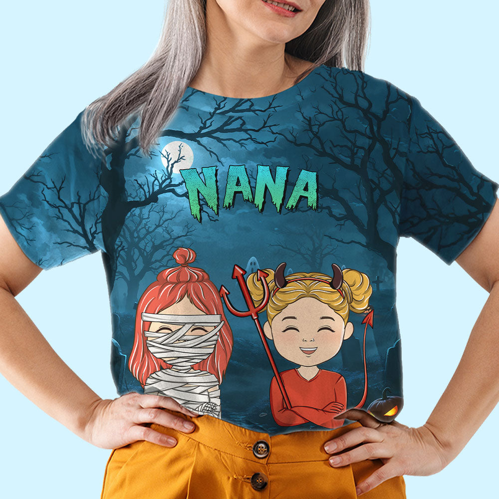 Granny Of My Babies - Personalized Custom All-over-print T-shirt