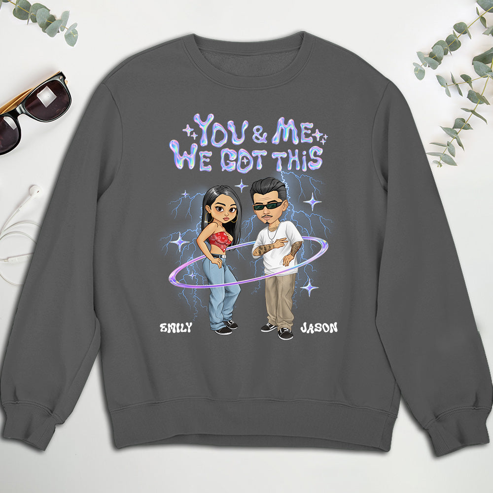 Y2K Couple Hologram - Personalized Custom Shirt