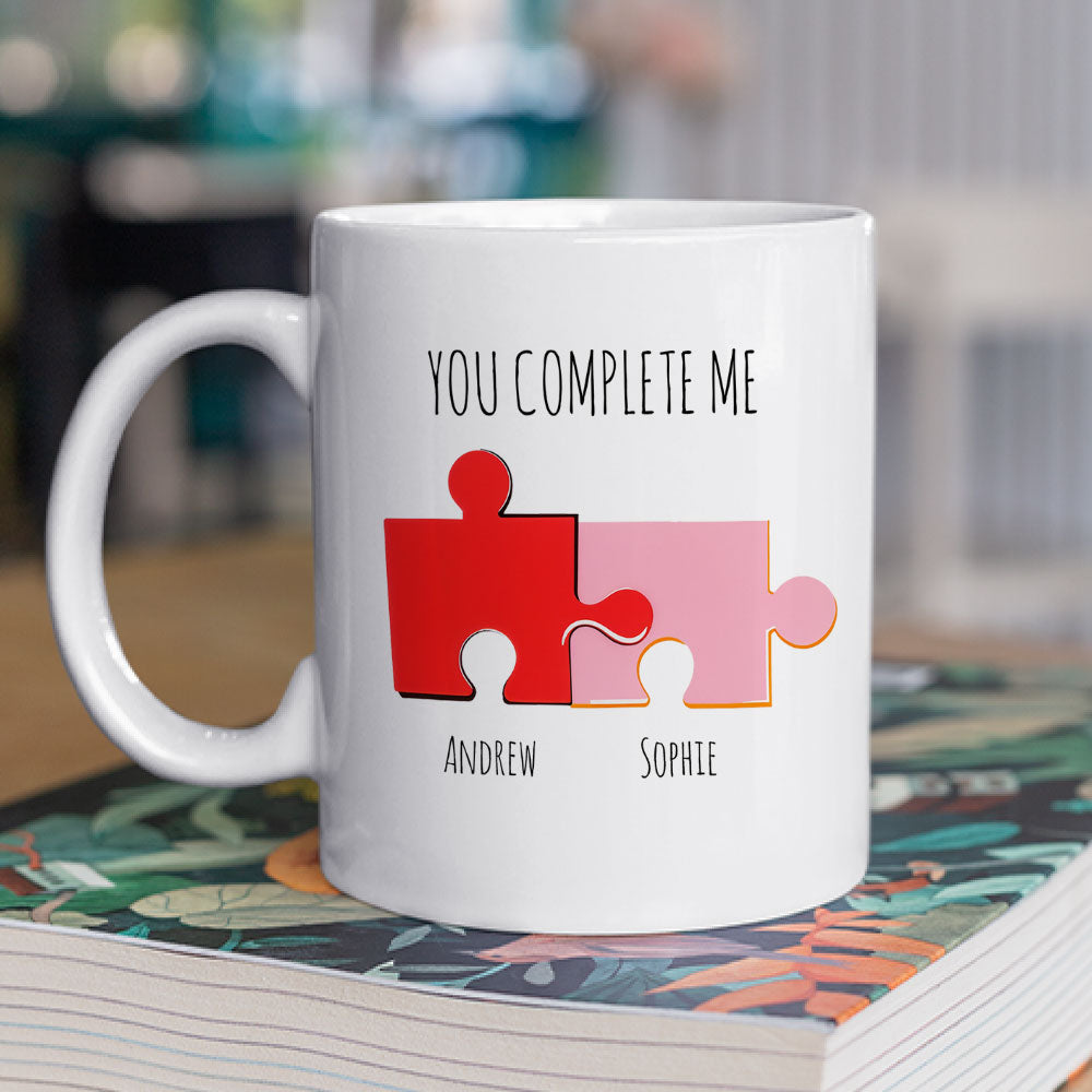 You Hold The Key To My Heart - Personalized Custom Coffee Mug