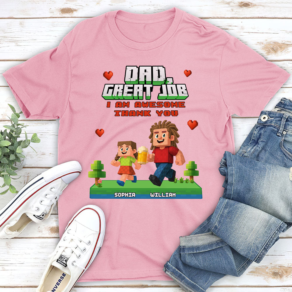 Awesome Daddy Of Us - Personalized Custom Shirt