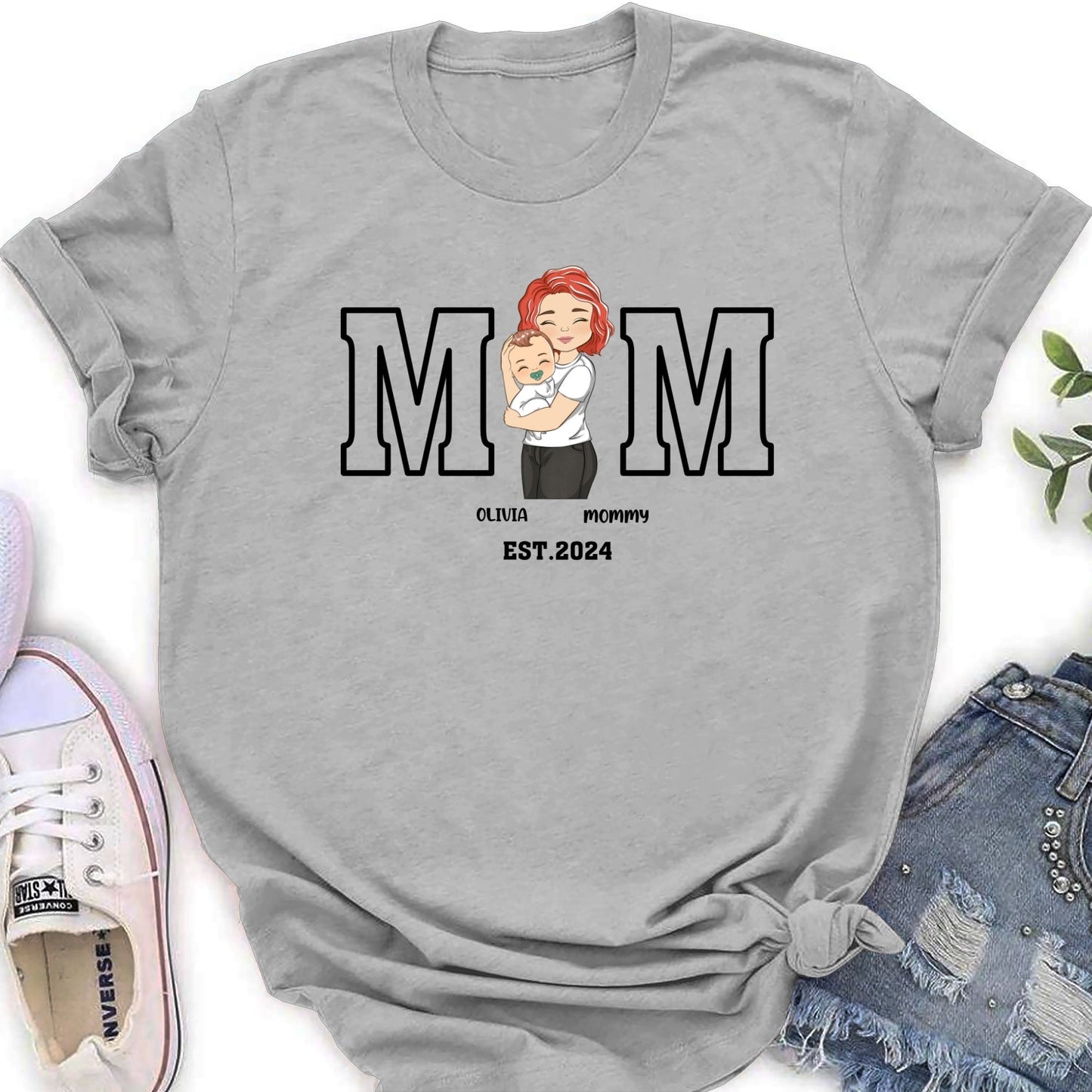 Mommy Is Happy To Have Me - Personalized Custom Shirt