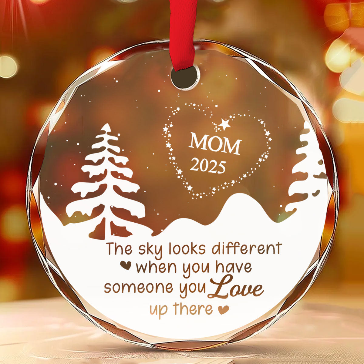 My Star - Personalized Custom Glass Ornament