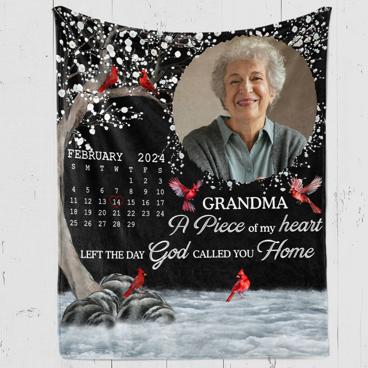 The Moment Your Heart Stopped - Personalized Custom Fleece Blanket