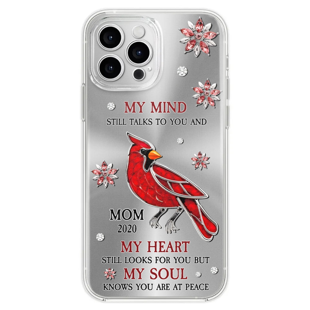 Cardinal Hummingbird My Mind My Heart My Soul - Personalized Custom Phone Case