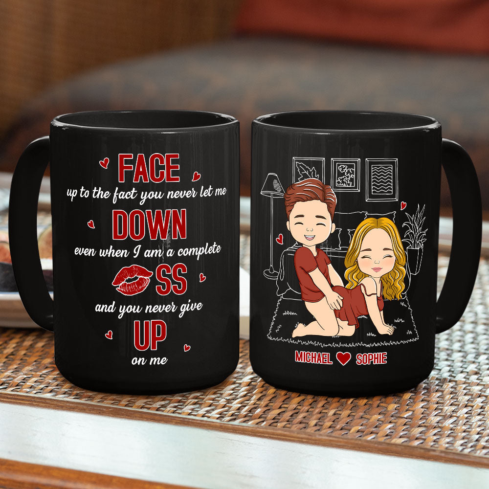 Face Up To - Personalized Custom Coffee Mug