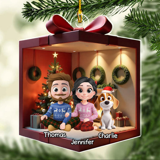 You Me Dog - Personalized Custom Acrylic Ornament