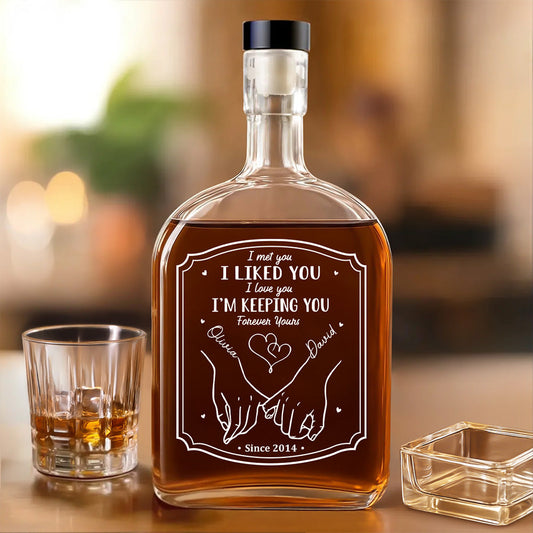 Forever Yours - Personalized Custom Spirits Decanter