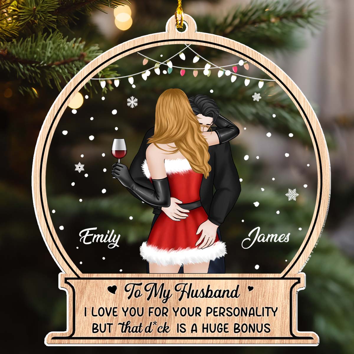 Dear Husband - Personalized Custom Acrylic Ornament