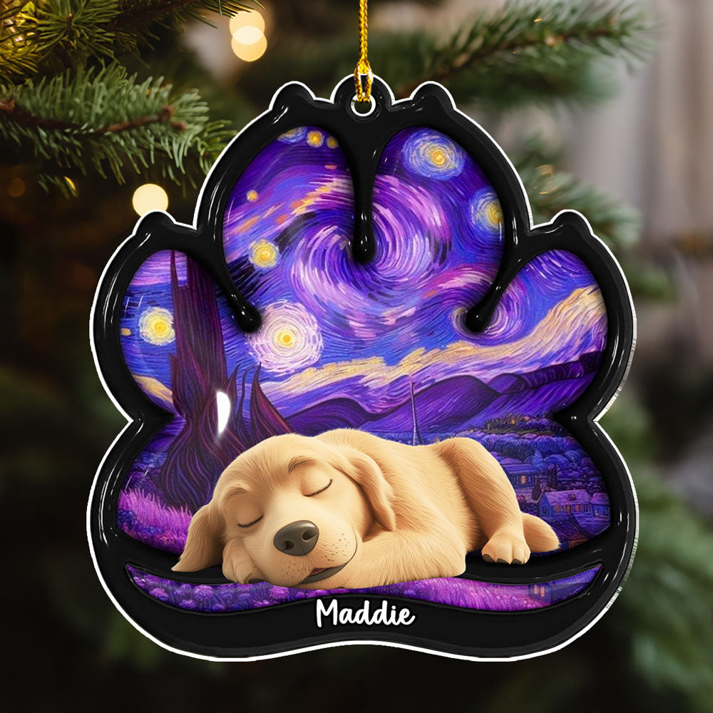 Lay Here With Me - Personalized Custom 3D Effect Acrylic Ornament