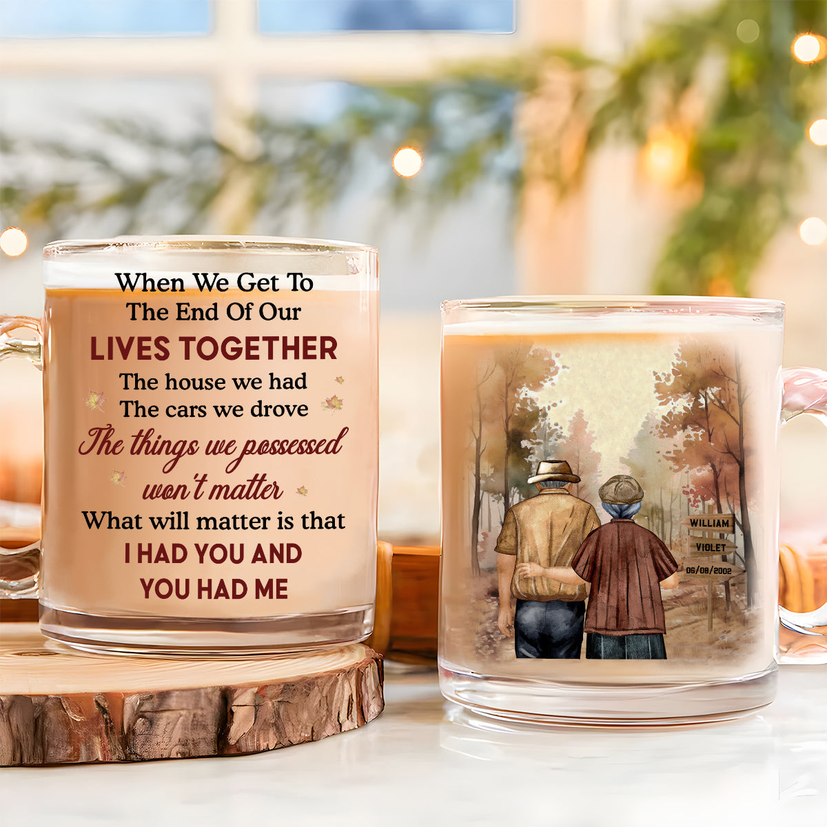 I Had You - Personalized Custom Glass Mug