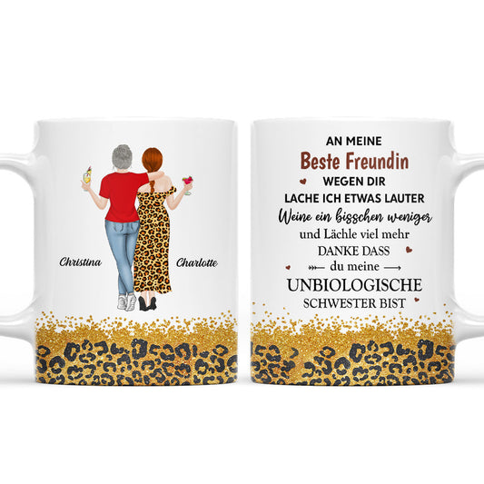 Wegen Dir Lache Ich Ein Bisschen Lauter â€?Personalisierte Kaffeetasse