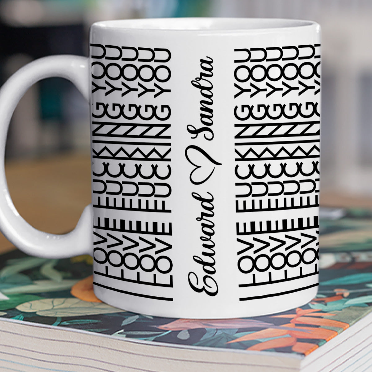 Your D Deserves A Trophy - Personalized Custom Coffee Mug