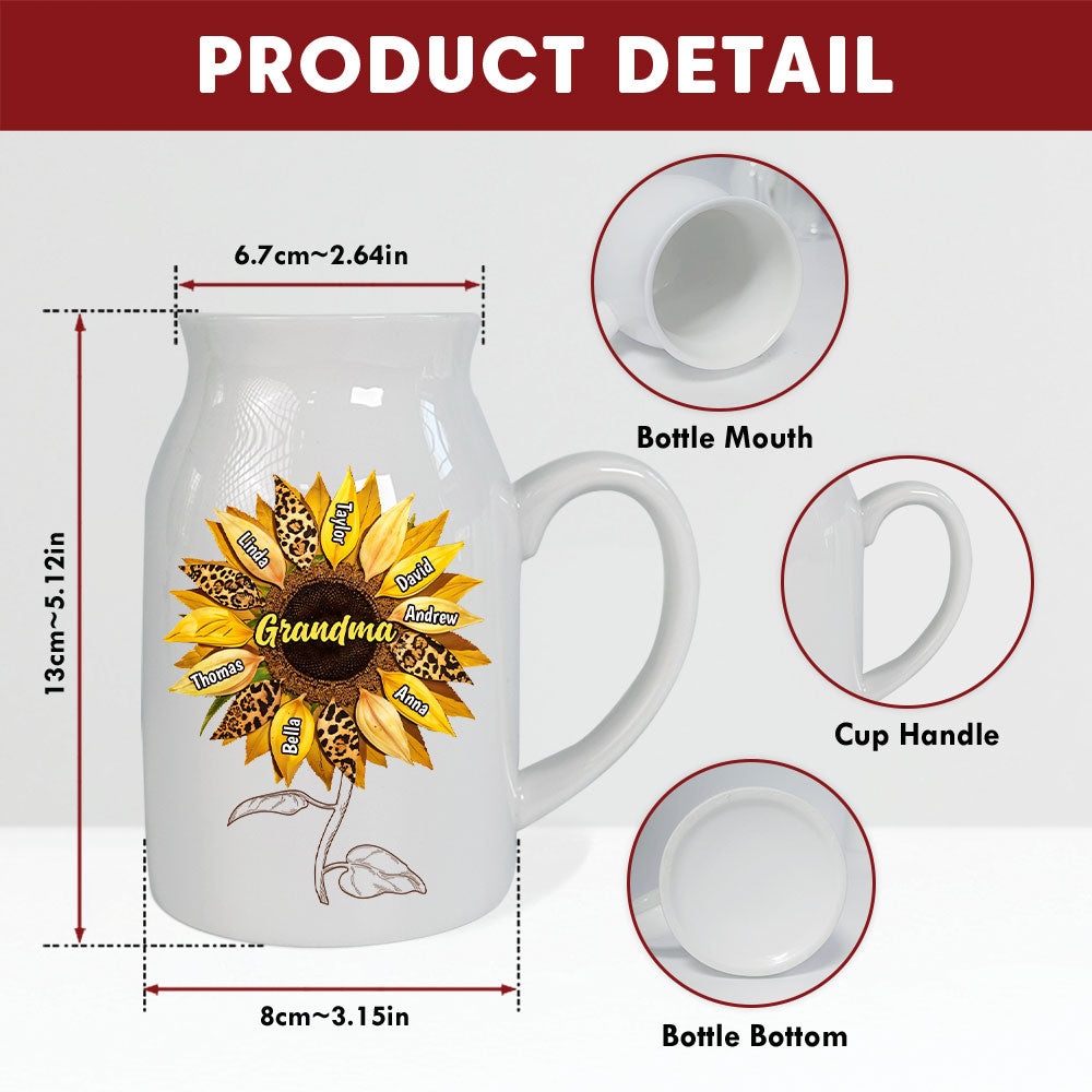 Grandma Love - Personalized Custom Flower Vase