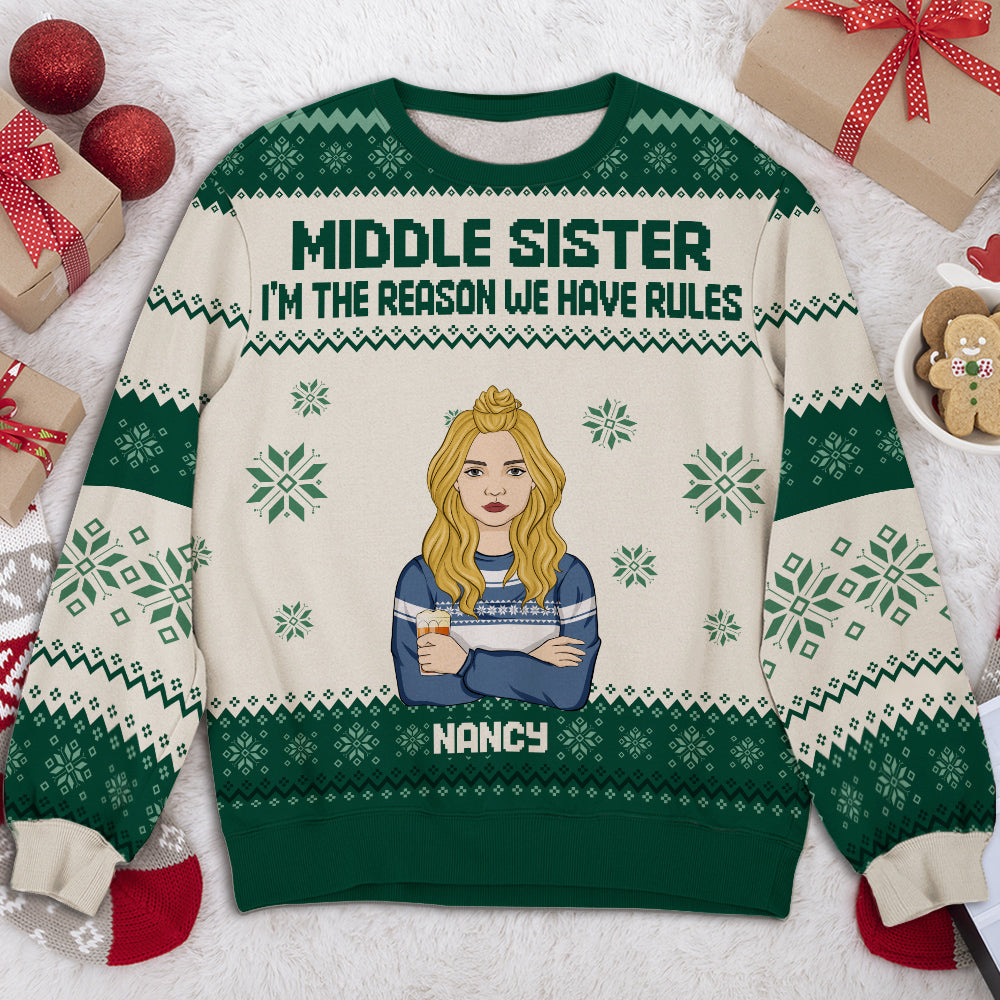 I Bend The Rules - Personalized Custom All-Over-Print Sweatshirt