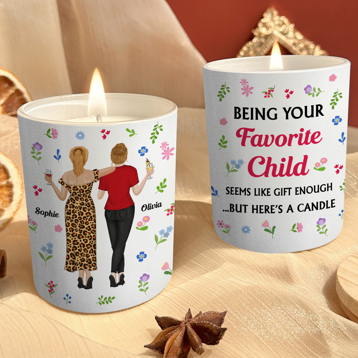 Favorite Child Candle - Personalized Custom Candle