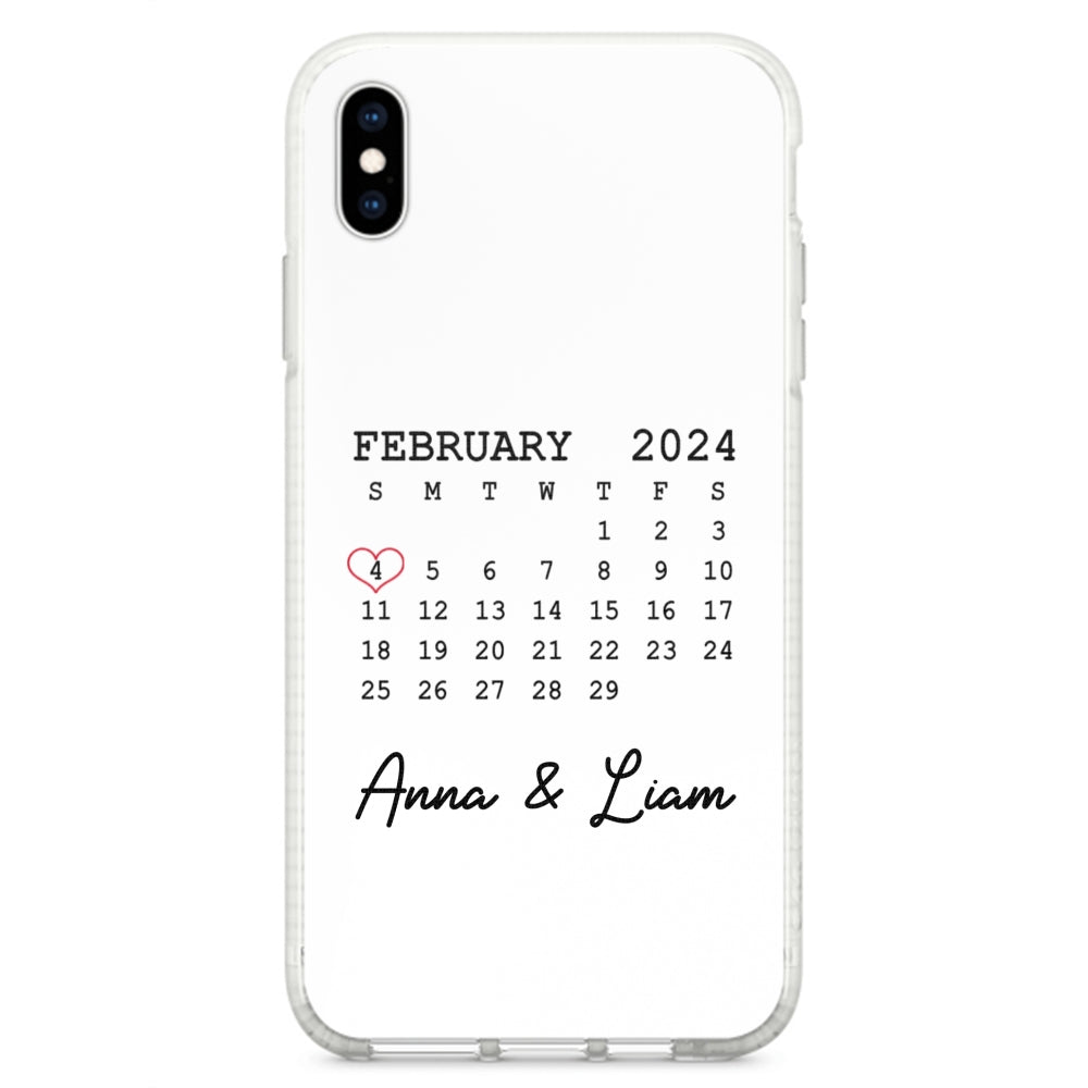 Save The Date Forever - Personalized Custom Phone Case