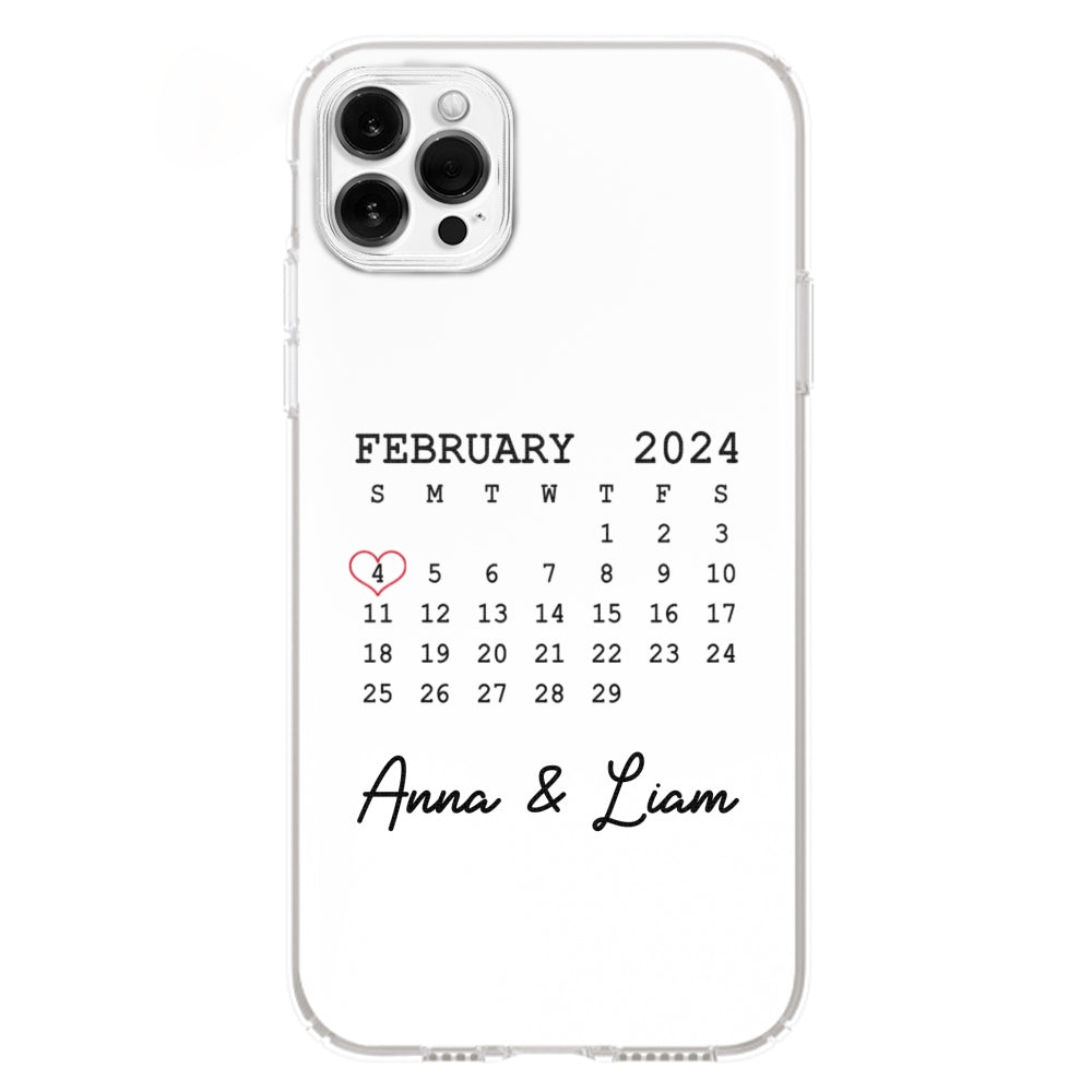 Save The Date Forever - Personalized Custom Phone Case