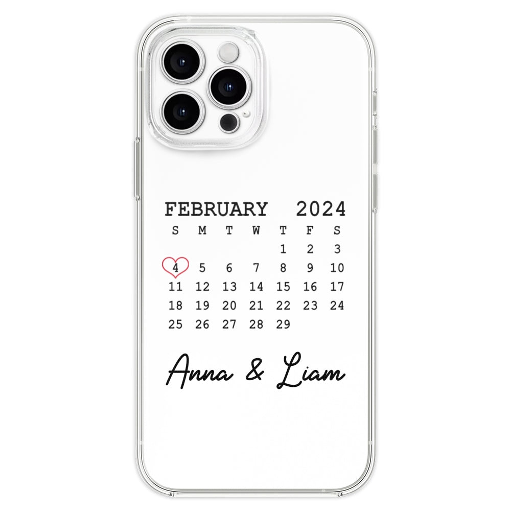 Save The Date Forever - Personalized Custom Phone Case