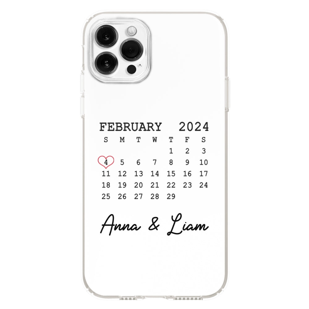 Save The Date Forever - Personalized Custom Phone Case