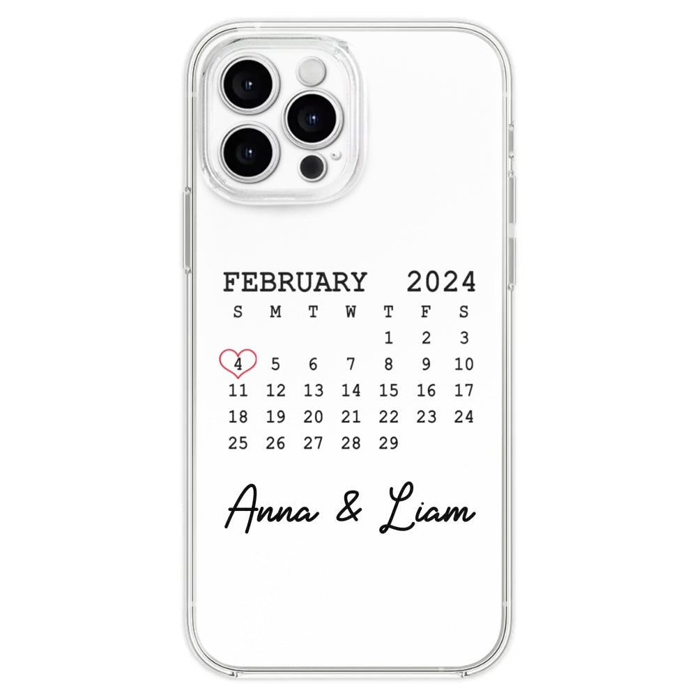 Save The Date Forever - Personalized Custom Phone Case