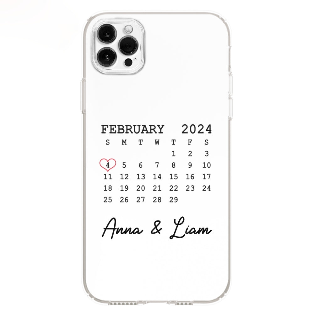 Save The Date Forever - Personalized Custom Phone Case