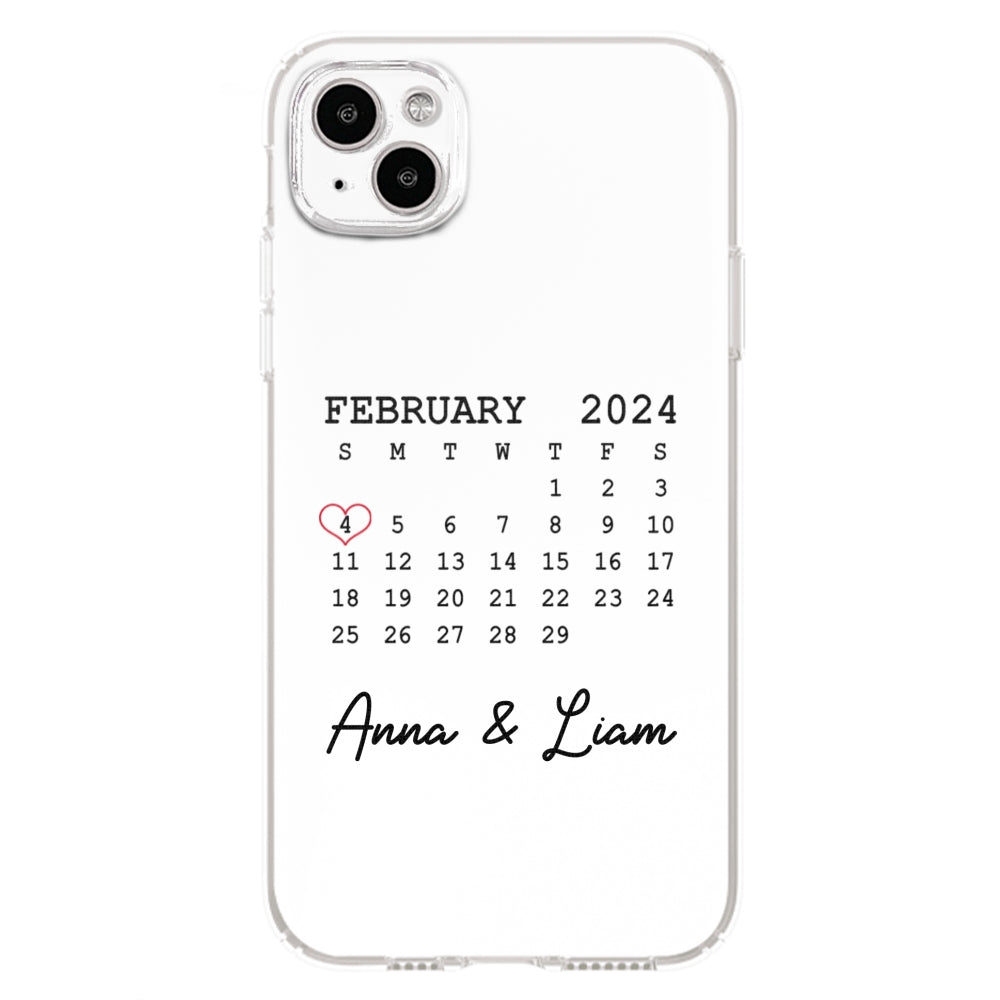 Save The Date Forever - Personalized Custom Phone Case
