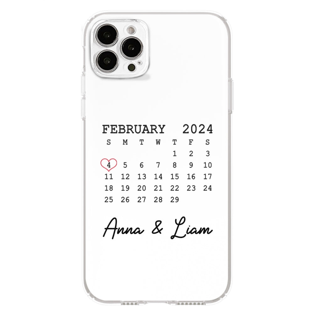 Save The Date Forever - Personalized Custom Phone Case