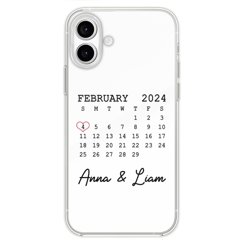 Save The Date Forever - Personalized Custom Phone Case
