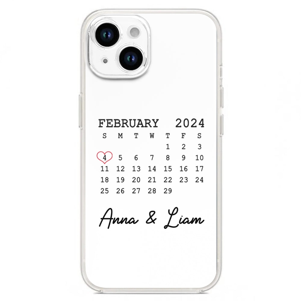 Save The Date Forever - Personalized Custom Phone Case