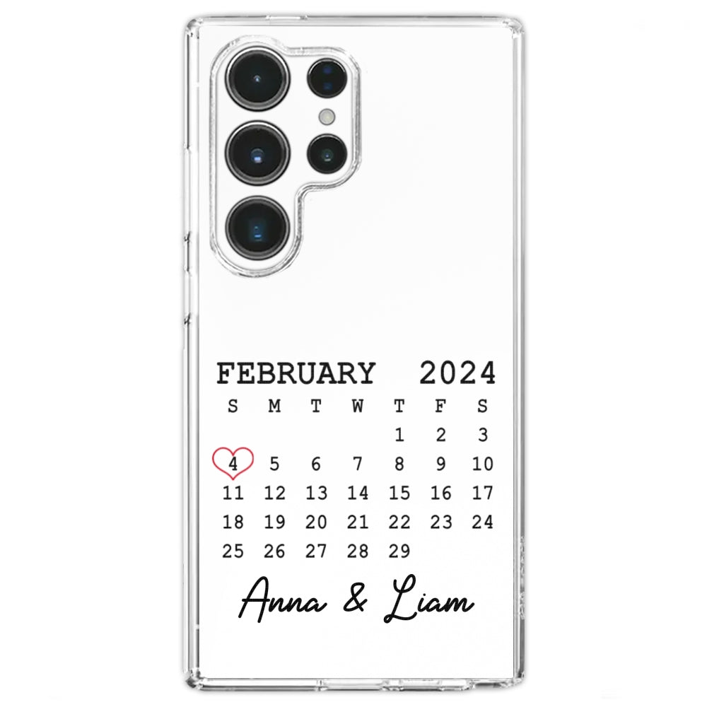Save The Date Forever - Personalized Custom Phone Case