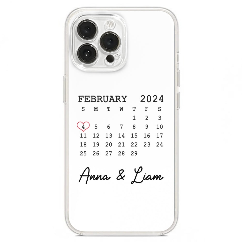 Save The Date Forever - Personalized Custom Phone Case