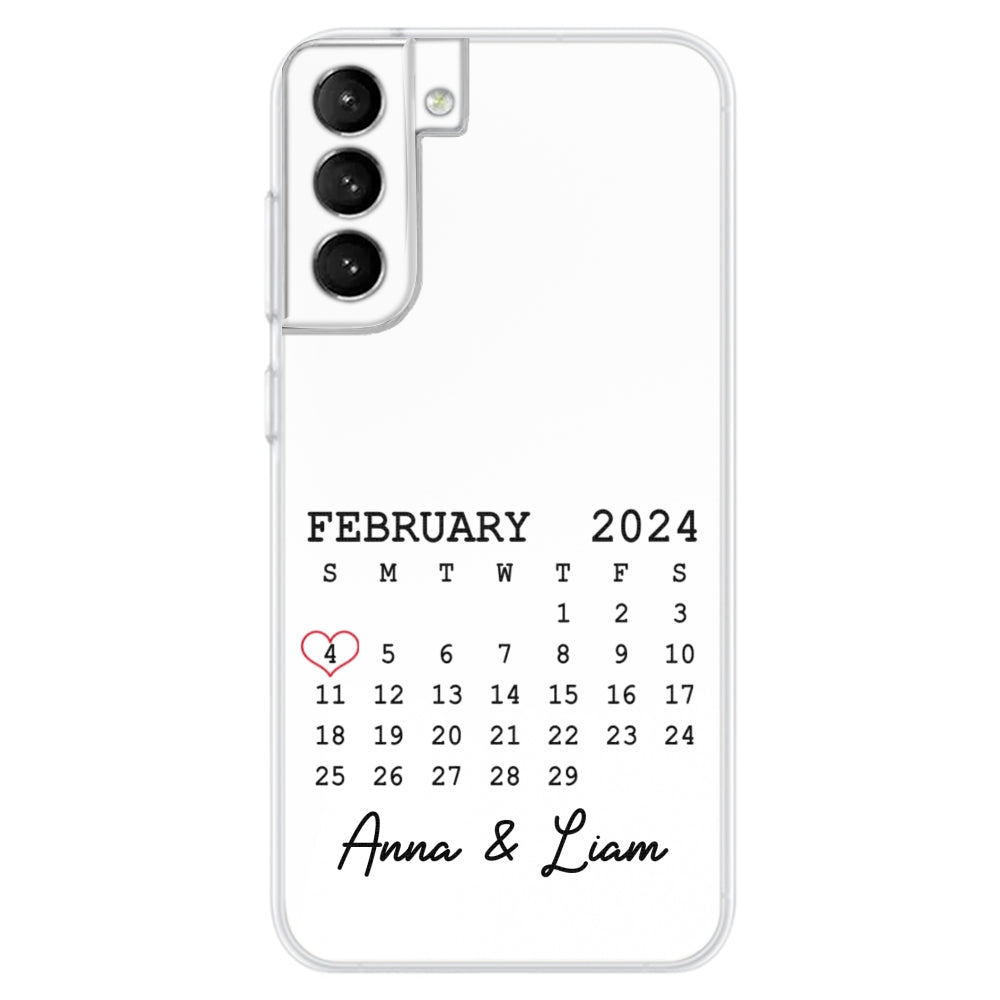 Save The Date Forever - Personalized Custom Phone Case